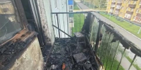 В Свирске балкон жилого дома загорелся из-за брошенного с верхнего этажа окурка - Baikal24.Ru