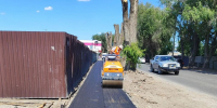 На улице 2‑й Соликамской в Астрахани отремонтировали тротуар - Газета Волга