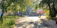 Благоустройство межквартального проезда. - ТОС Омска