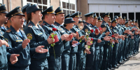 В МЧС Удмуртии прошло торжественное мероприятие в преддверии Дня Государственного флага России - ГУ МЧС Удмуртии