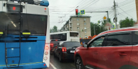 8-балльные пробки сковали Новосибирск из-за мощного ливня - Gorsite.Ru