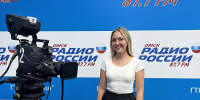 Емельянцева К. С. — участница прямого эфира «Радио России» - ОмГУПС