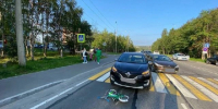 велосипед на пешеходном переходе - ИА Nord-News.Ru