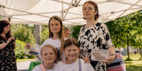 «Улыбнёмся солнечному дню» в парке культуры и отдыха Северодвинска. - Администрация г. Северодвинска