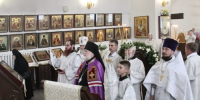 Епископ Глазовский и Игринский Виктор возглавил богослужение в престольный праздник Спасо-Преображенского кафедрального собора г. Глазова - Глазовская Епархия