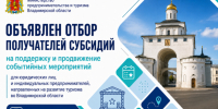 Отборы получателей субсидий в ГИИС «Электронный бюджет» - Город Владимир