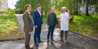 «Уралхим» профинансировал ремонтные работы на территории больничного городка МСЧ-52 в Кирово-Чепецке - Prochepetsk.ru