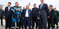Минниханов и Патрушев заложили капсулу на месте будущего завода метионина - Комсомольская правда Казань