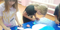 Мастер-класс «Три цвета Родины» в Нижнеманайском СДК - Центр культуры и досуга
