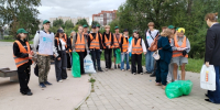 На берегу Ижоры в Колпино прошла акция «Вода России» - Колпинский район