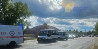 В Подмосковье на остановке столкнулись два рейсовых микроавтобуса - ОКА-ФМ
