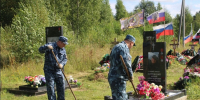 В преддверии Дня Государственного флага сотрудники ЛИУ-3 почтили память павших коллег - УФСИН