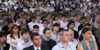 Ректор СГТУ Сергей Наумов поздравил первокурсников ИнПИТ с поступлением в вуз - СГТУ