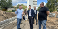 Министр образования Псковской области проконтролировал ход капитального ремонта в корпусе ПИЛГа и детском саду №43                      - Министерство образования