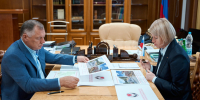 Марат Хуснуллин провёл рабочую встречу с врио главы Удмуртской Республики Ольгой Абрамовой - Глава и Правительство Удмуртской Республики