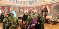 Епископ Гедеон возглавил Божественную литургию в Свято-Успенском мужском монастыре Флорищева пустынь в престольный праздник - Выксунская епархия