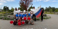 В Новоузенске полицейские и общественники провели патриотический праздник для дошкольников.. - Новоузенский район
