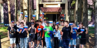 На «Партизанской поляне» прошла командная игра для детей - БрянскToday.Ru