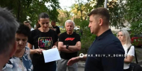 Валентин Демидов в Белгороде встретился с жителями дома, который 27 июля атаковал БПЛА - БелПресса