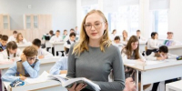 школьники студенты учащиеся ученики учитель класс школы - Правительство Московской области