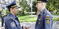 Торжественное мероприятие в честь Дня Государственного флага Российской Федерации прошло в Главном управлении МЧС России по Омской области - МЧС России