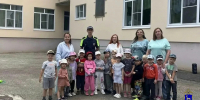 В Новокуйбышевске сотрудники Госавтоинспекции провели для дошкольников урок безопасности - ГУ МВД Самарской области