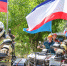 Крымские спасатели объединились под Государственным флагом на скалах Качи-Кальона - МЧС России