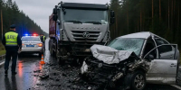 Водитель Volkswagen погиб после лобового удара с грузовиком под Всеволожском - SyasNews.Ru