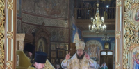 Архиерейское богослужение в Троицком кафедральном соборе г. Щигры. - Щигровская епархия
