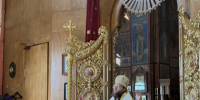 Архиерейское богослужение в Троицком кафедральном соборе г. Щигры. - Щигровская епархия