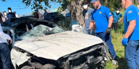 В Ингушетии Mercedes вылетел с трассы и врезался в дерево: двое погибли  - Газета Ингушетия