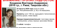 Во Ржеве Тверской области пропала девочка-подросток - Афанасий-биржа