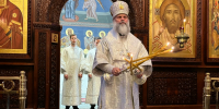 22.08.26 г. Архиерейское служение всенощного бдения в Успенском соборе, изображение №1 - Ивановская митрополия
