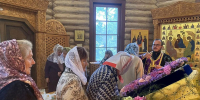 Праздник Происхождения (изнесения) Честных Древ Животворящего Креста Господня в урочище Бартынь и с. Чичково - Навлинское благочиние