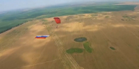 В Амурской области на высоте 3 000 метров развернули флаг России видео - Amur.Life