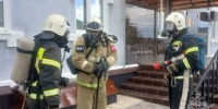 В районном судe прошло пожарно-тактическое занятие - МЧС