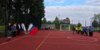 В Пайгусово появилась площадка для волейбола, баскетбола и мини-футбола - Pg12.Ru
