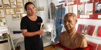 Память раздора. В Алейске не могут определиться с местом установки бюста ветерана ВОВ Фото №1 - Алтайская правда