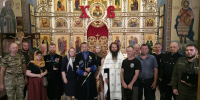 В Горном помолились о добровольцах - Черкесская епархия Русской Православной Церкви