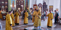 Божественная литургия в Вознесенском кафедральном соборе города Касимова в Неделю 12-ю по Пятидесятнице - Касимовская епархия