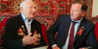 Заур Аскендеров поздравил ветерана ВОВ с 99-летием - Дагестанская правда