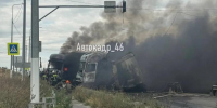 Три автомобиля сгорели после ДТП на объездной Курска - Курские Известия