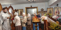 Попразднство Преображения Господня и день памяти апостола Матфия, в храме иконы Божией Матери «Неупиваемая Чаша» п. Игра - Глазовская Епархия