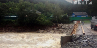 Домики с туристами смыло потоком воды на Сахалине - Deita.Ru