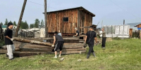 В пострадавших от паводка районах Якутии продолжаются восстановительные работы - ИА SakhaTime