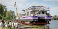 В Самарской области спущен на воду новый пассажирский катамаран «Сириус Бета» - TLT.Ru