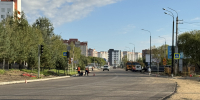 Первый слой асфальта уложили на участках Красноармейской и Василенко в Благовещенске   - Администрация г. Благовещенск