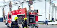 На ВДНХ пожарные провели учения - Район Марфино