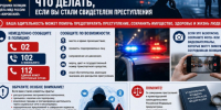 Что делать, если вы стали свидетелем преступления?. - Кировский муниципальный округ