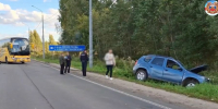 В Тутаевском округе водитель иномарки погиб в ДТП с автобусом - ГТРК